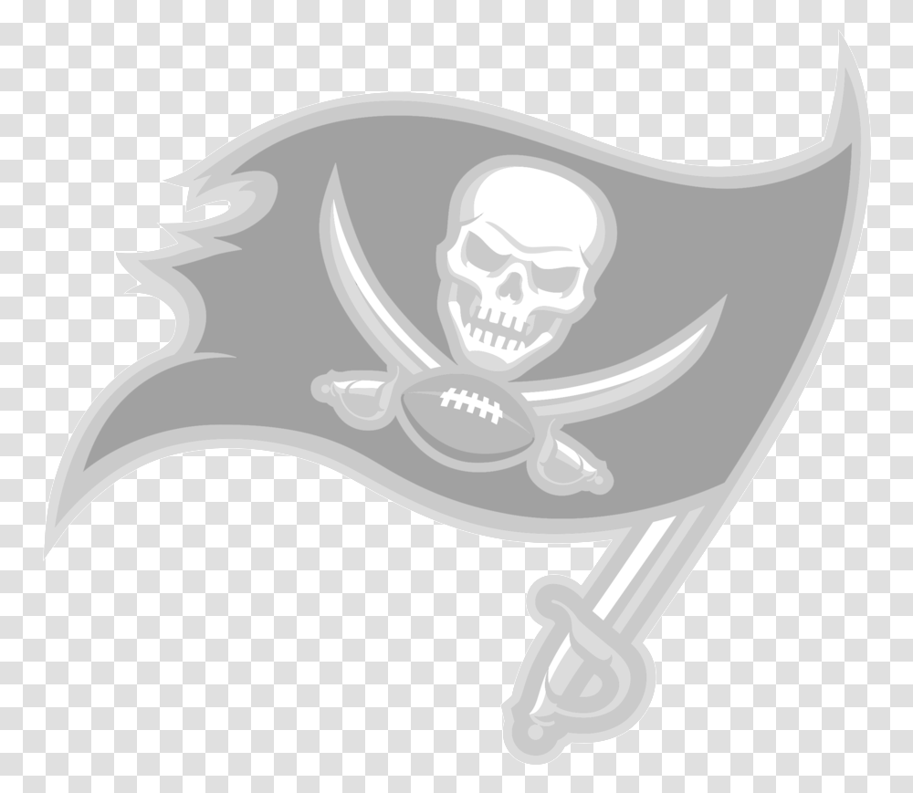 Tampa Bay Buccaneers Logo Grey Tampa Bay Buccaneers Logo, Apparel, Hat, Bonnet Transparent Png