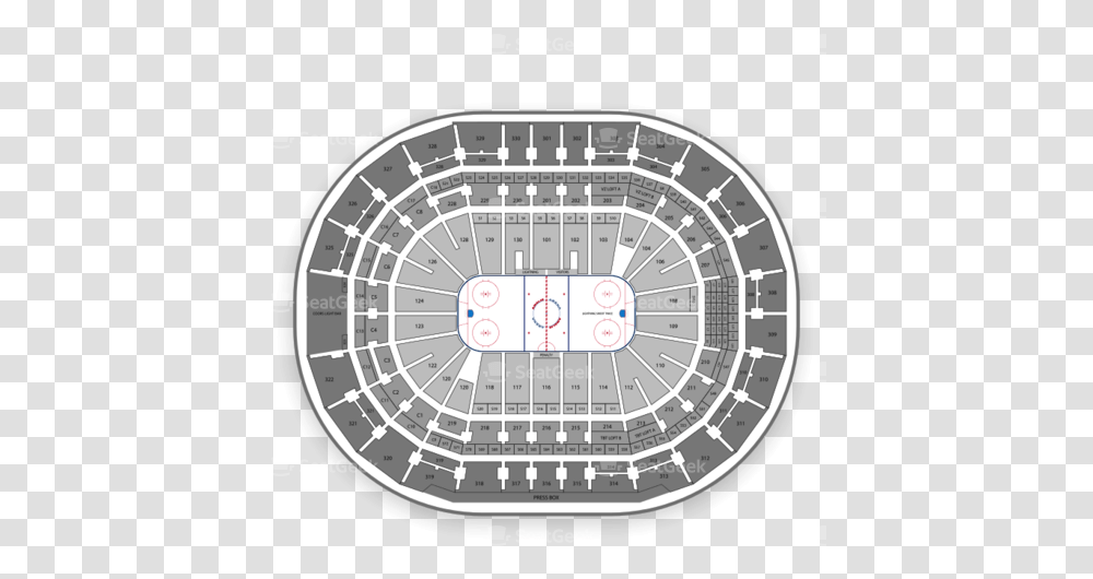 Tampa Bay Lightning Seating Chart & Map Seatgeek Section 215 Amalie Arena, Building, Clock Tower, Architecture, Stadium Transparent Png
