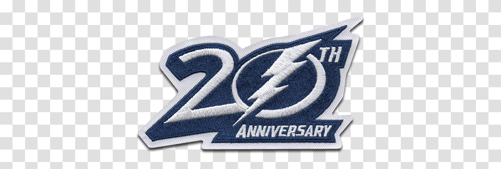 Tampa Bay Lightning Sports Logo Patch Patches Emblem, Rug, Symbol, Trademark, Text Transparent Png