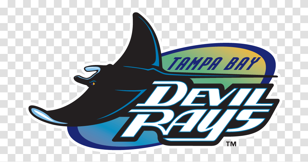 Tampa Bay Rays Tampa Bay Devil Rays Logo, Symbol, Clothing, Text, Label Transparent Png