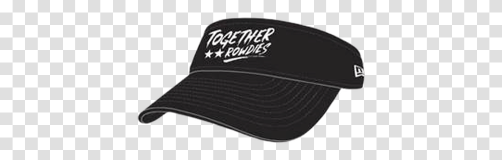Tampa Bay Rowdies New Era Black Visor With White Together Logo For Baseball, Clothing, Baseball Cap, Hat, Label Transparent Png