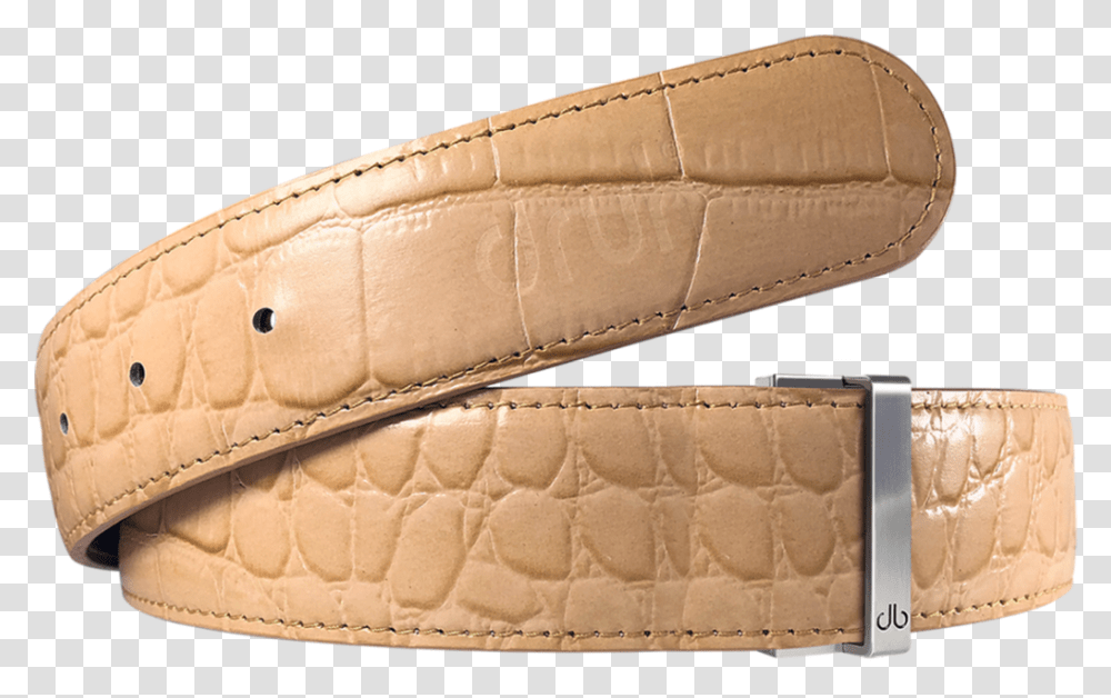 Tan Crocodile Textured Leather Belt Strap, Canvas, Suede, Khaki, Wallet Transparent Png
