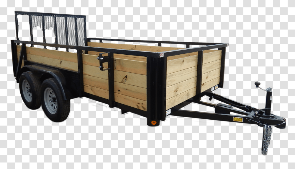 Tandem Axle Steel Cut Out Tandem Axle Trailer High Side, Furniture, Table, Truck, Wheel Transparent Png