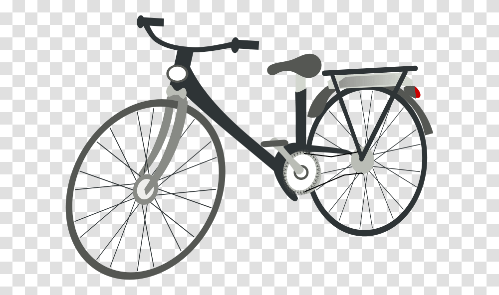 Tandem Bike Clip Art Black And White, Bicycle, Vehicle, Transportation, Wheel Transparent Png