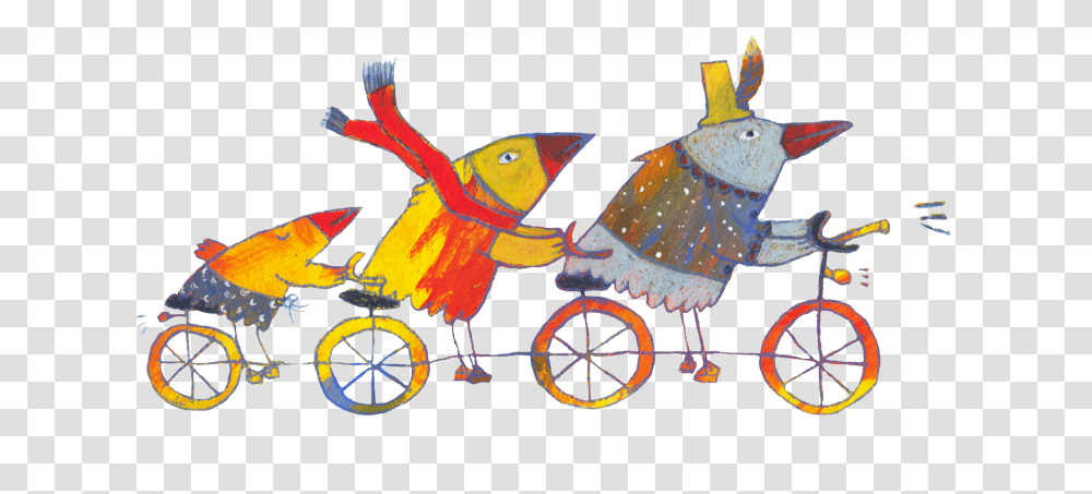 Tandem Carriage, Transportation, Vehicle, Tricycle, Horse Cart Transparent Png