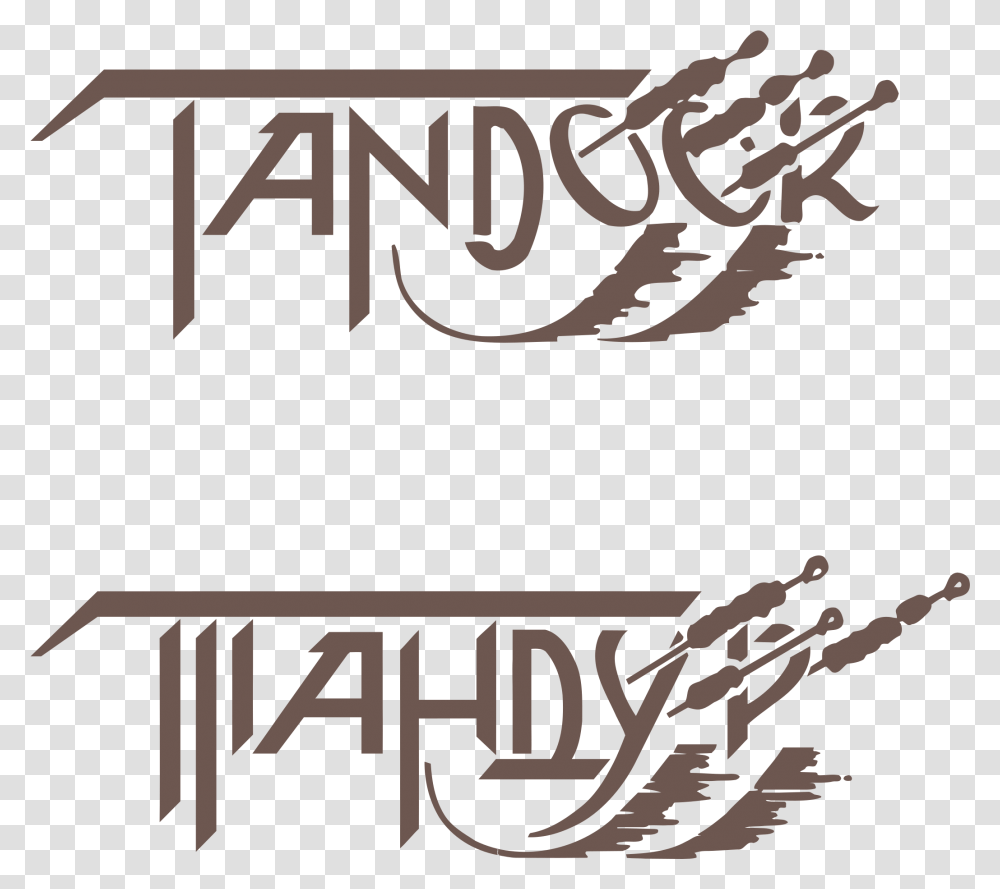 Tandoor Indian Restaurant Logo Hip Restaurant Logo, Text, Poster, Advertisement, Calligraphy Transparent Png