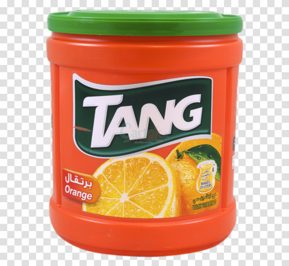 Tang Drinking Powder Orange Tub Tang, Tin, Beverage, Can, Citrus Fruit Transparent Png