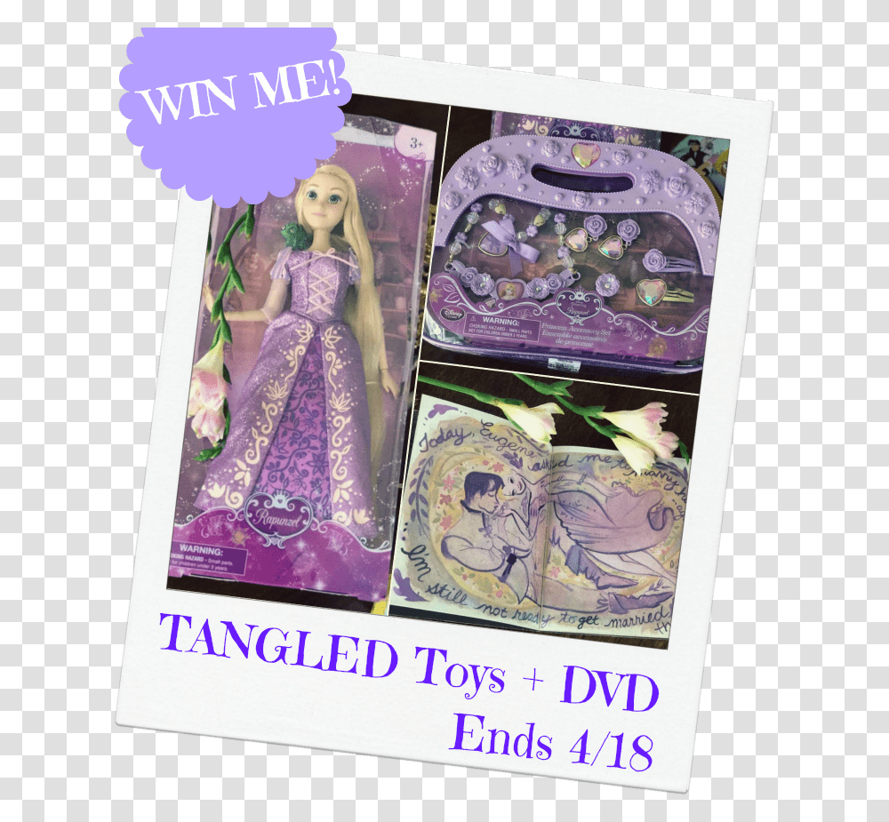 Tangled Ever After, Doll, Toy, Figurine, Barbie Transparent Png