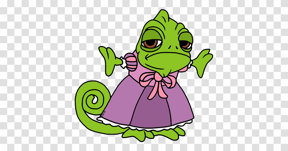 Tangled Pascal In Dress Image With Pascal Tangled Drawings, Animal, Amphibian, Wildlife, Frog Transparent Png