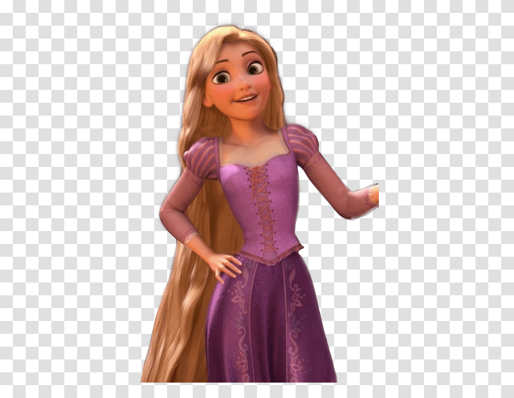Tangled Rapunzel Enrolados Disney Princess Rapunzel Tangled, Doll, Toy, Barbie, Figurine Transparent Png