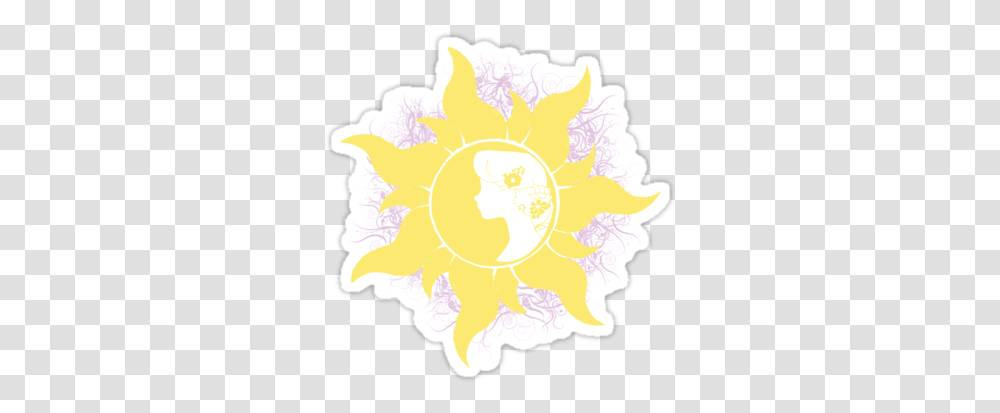 Tangled Sun Silhouette Circle, Graphics, Art, Rose, Flower Transparent Png