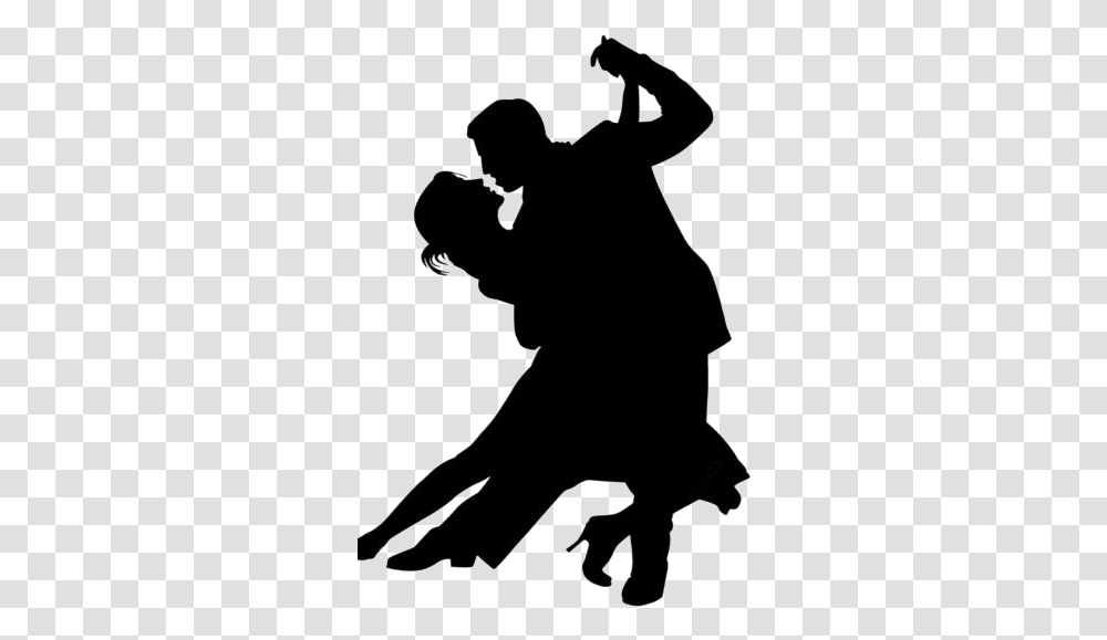 Tango Dancer Clipart Images Salsa Dance Icon, Silhouette, Person, Human, Kneeling Transparent Png