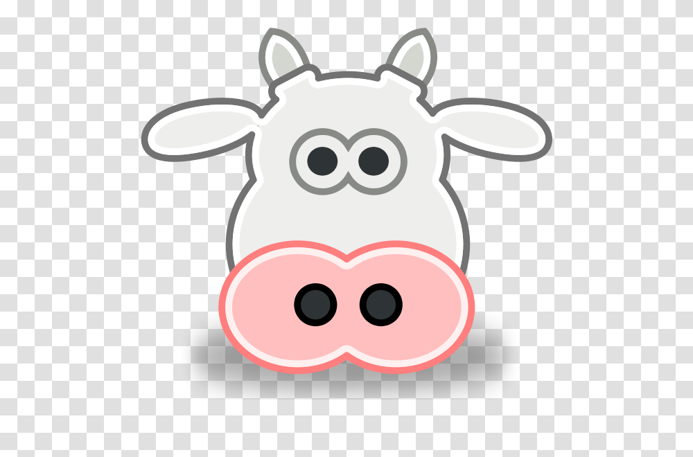 Tango Style Cow Head Clip Arts For Web, Mammal, Animal, Cross Transparent Png