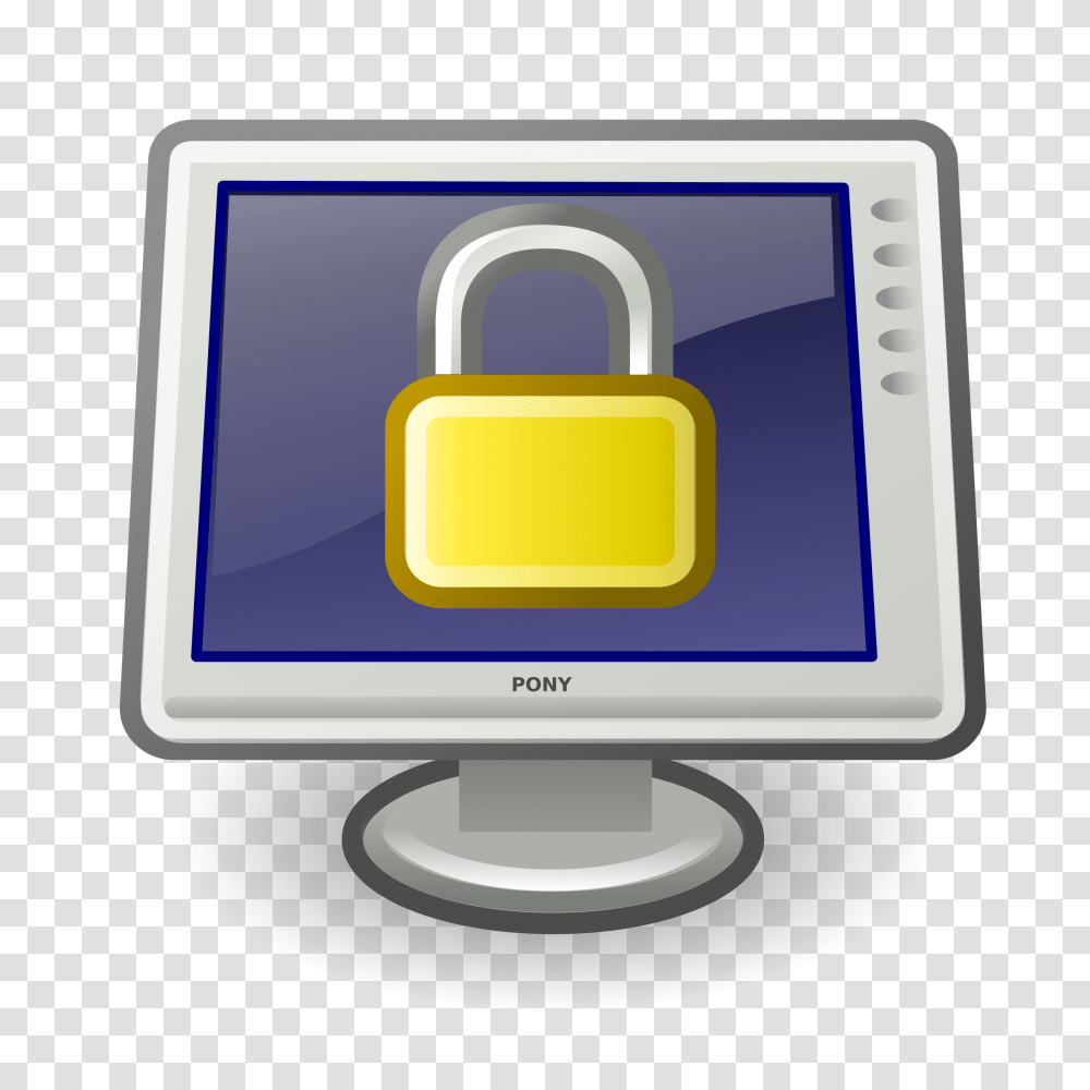 Tango System Lock Screen Icons, Monitor, Electronics, Display, LCD Screen Transparent Png