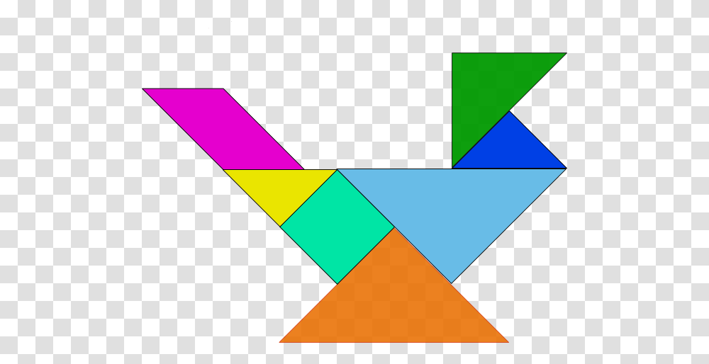 Tangram Blocks Game Clip Art Free Vector, Triangle, Purple Transparent Png