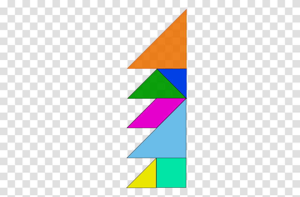 Tangram Clip Art Free Vector, Triangle, Number Transparent Png