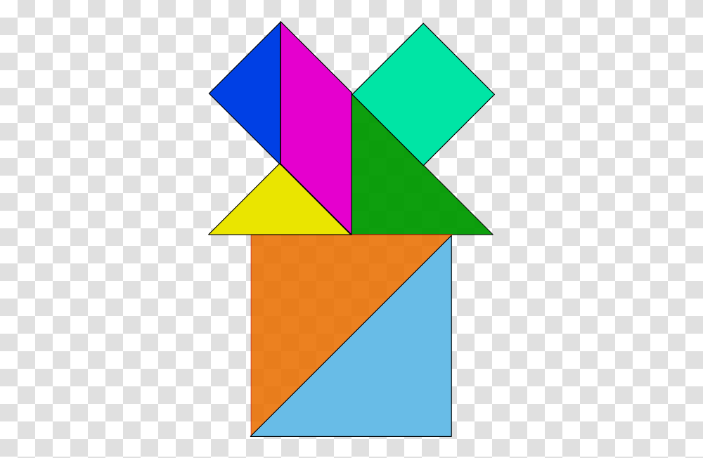 Tangram Puzzle Clip Art, Triangle Transparent Png