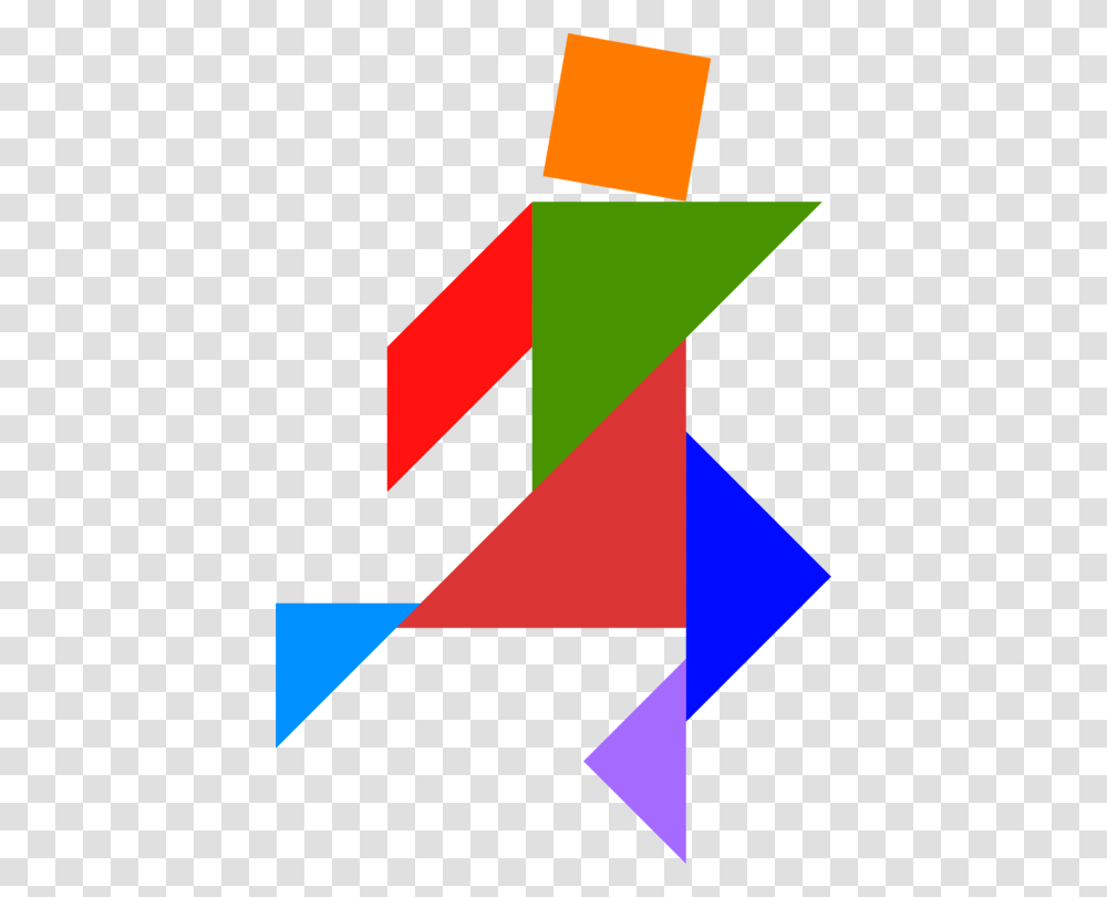 Tangram Puzzle Triangle Graphic Arts, Modern Art Transparent Png