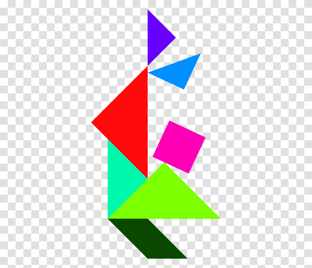 Tangram Shape People, Music, Triangle Transparent Png