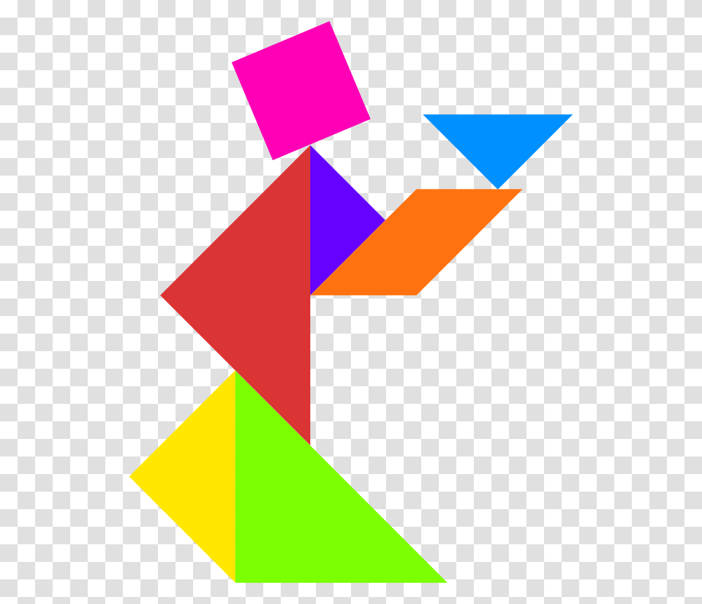 Tangram Shape People, Person, Triangle Transparent Png