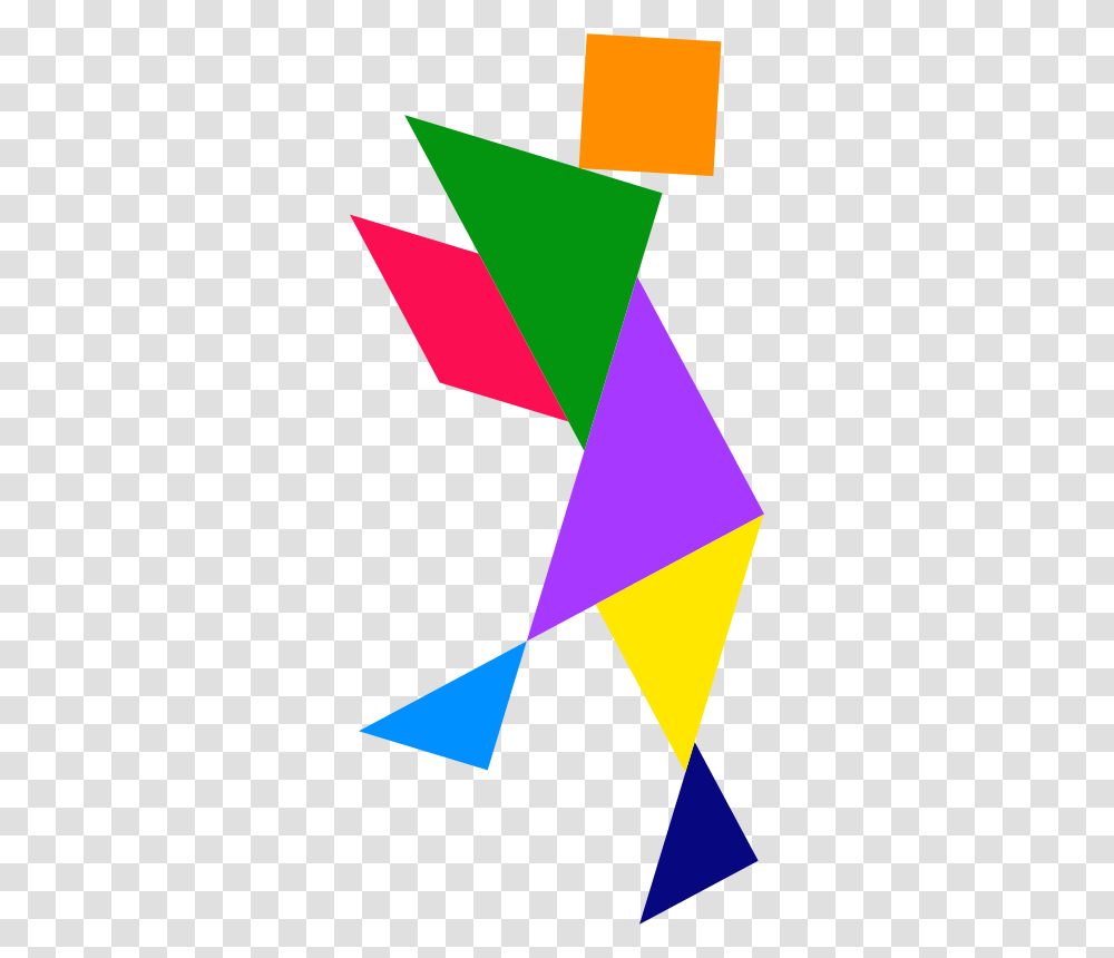 Tangram Shape People, Person, Triangle Transparent Png