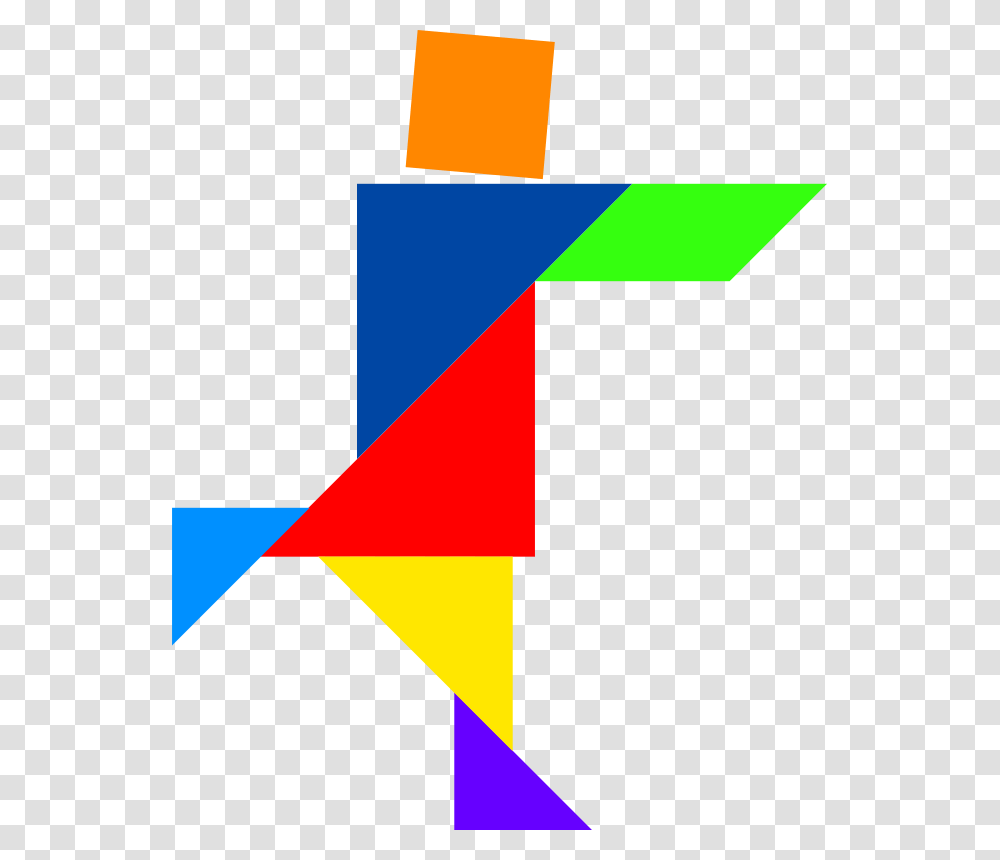 Tangram Shape People, Person, Triangle Transparent Png