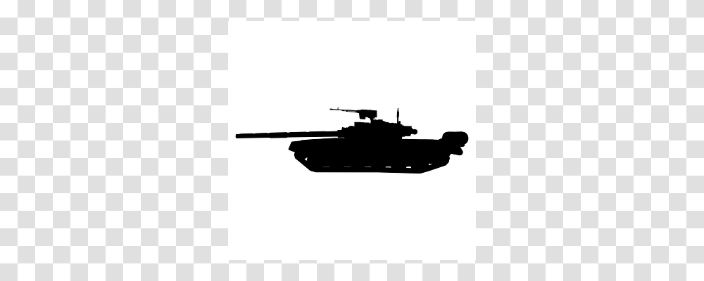 Tank Silhouette, Vehicle, Transportation, Military Transparent Png