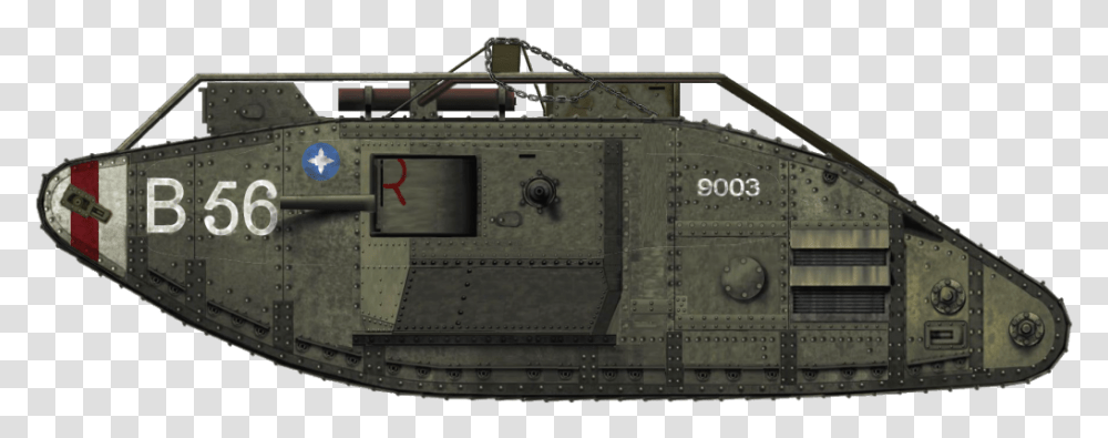 Tank Mark V Named Barrhead Mark V Tank, Army, Vehicle, Armored, Military Uniform Transparent Png