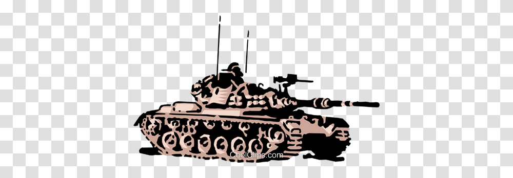 Tank Royalty Free Vector Clip Art Illustration, Military, Military Uniform, Army, Vehicle Transparent Png