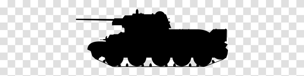 Tank T Silhouaette Vector Clip Art, Gray, World Of Warcraft Transparent Png