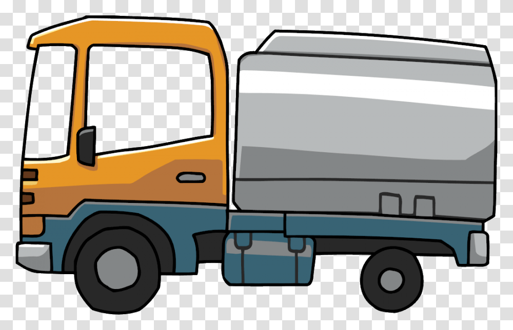 Tank Truck Scribblenauts Wiki Clipart Semi Truck, Moving Van, Vehicle, Transportation, Caravan Transparent Png
