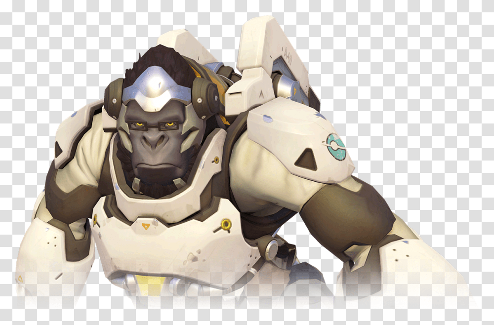 Tank Winston, Helmet, Clothing, Apparel, Overwatch Transparent Png