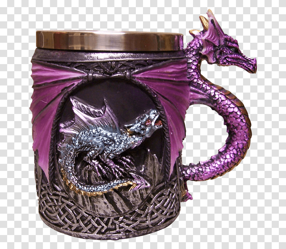 Tankard With Dragon, Jug, Pottery, Jar, Animal Transparent Png