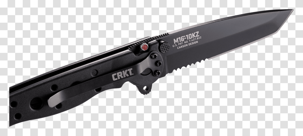 Tanto Black With Triple Point Serrations Saw Chain, Gun, Weapon, Weaponry, Knife Transparent Png
