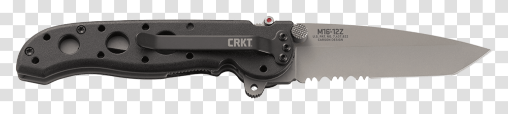 Tanto With Triple Point Serrations Serrated Blade, Knife, Weapon, Gun, Tool Transparent Png