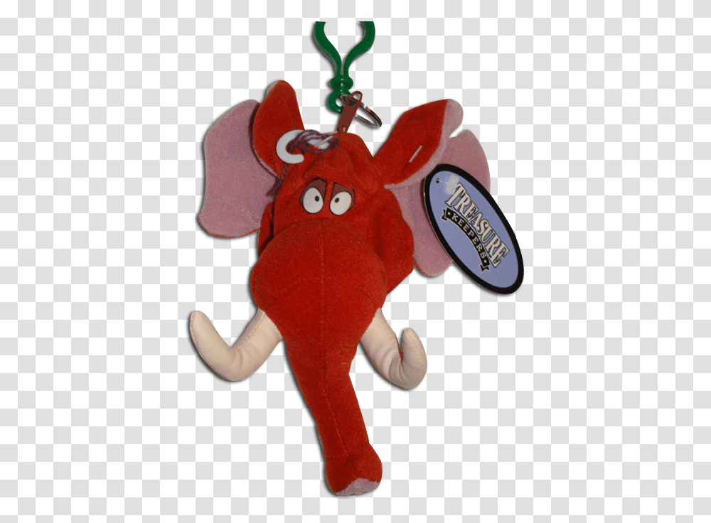 Tantor Tarzan Elephant Clip On Key Chain Treasure Keeper, Plush, Toy, Applique Transparent Png