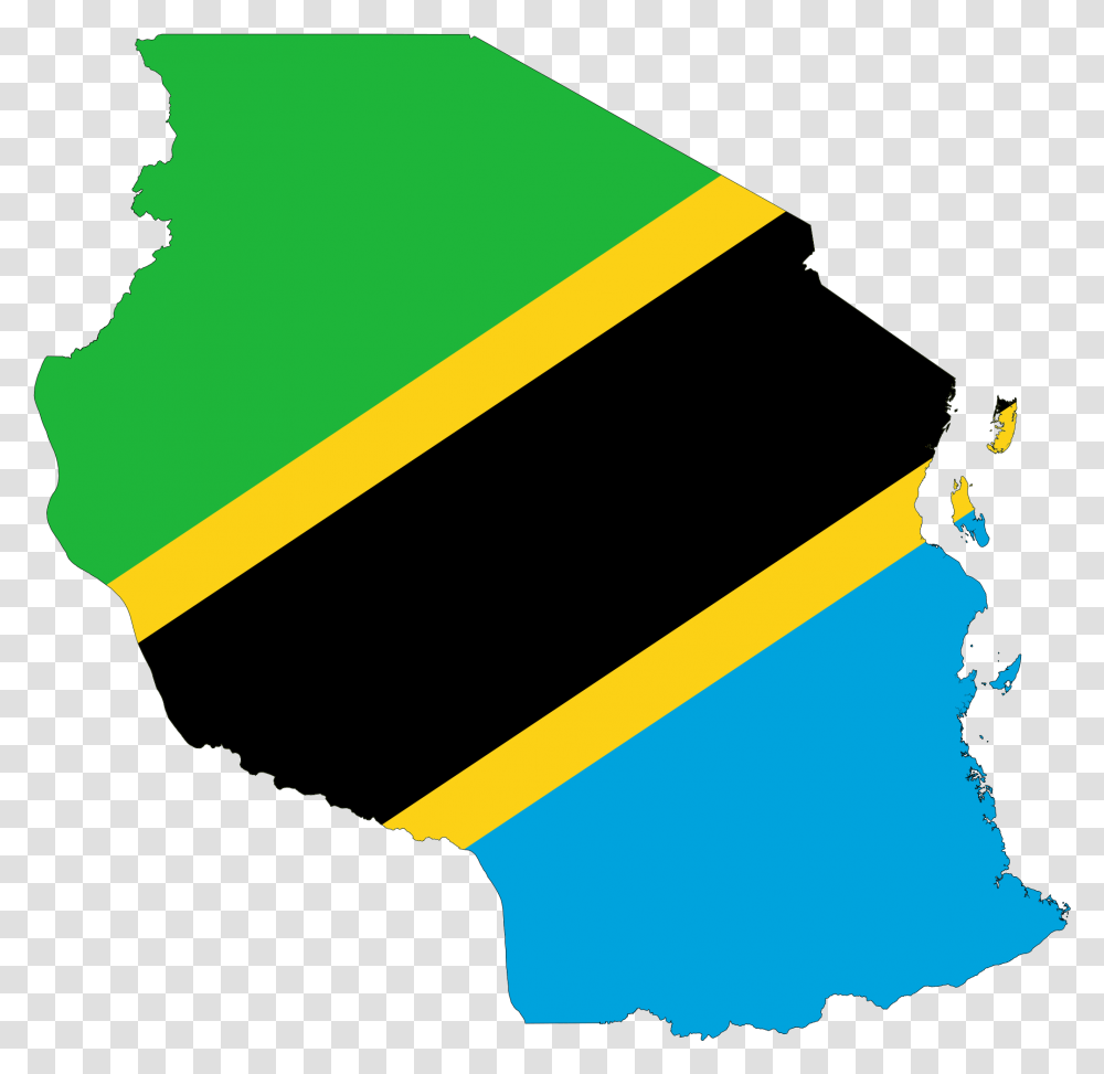 Tanzania Map With Flag, Axe, Tool, Person, Lighting Transparent Png
