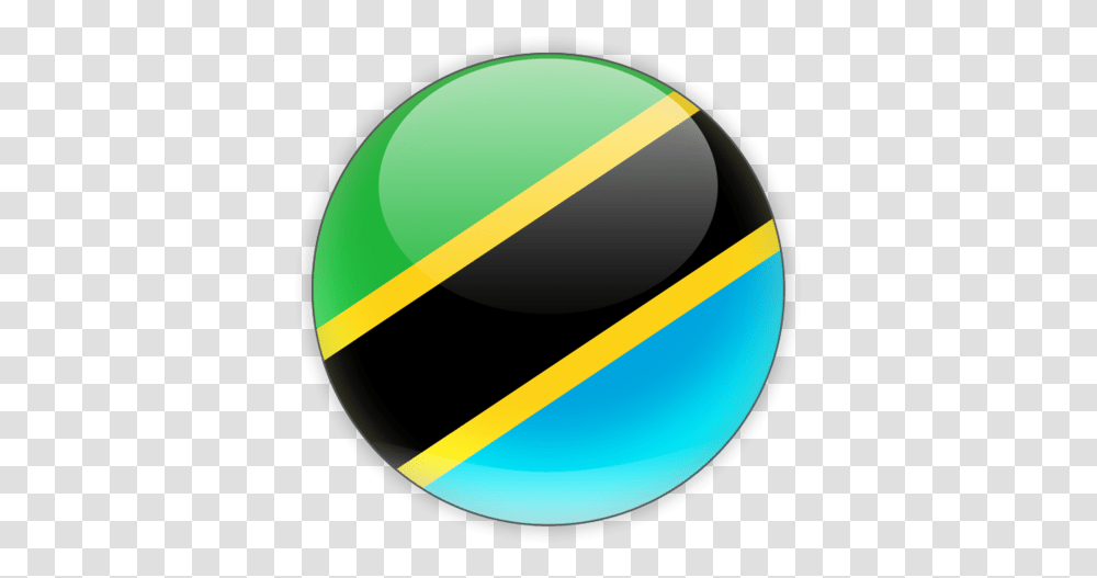 Tanzania Round Tanzania Flag, Sphere, Light, Tape, Symbol Transparent Png