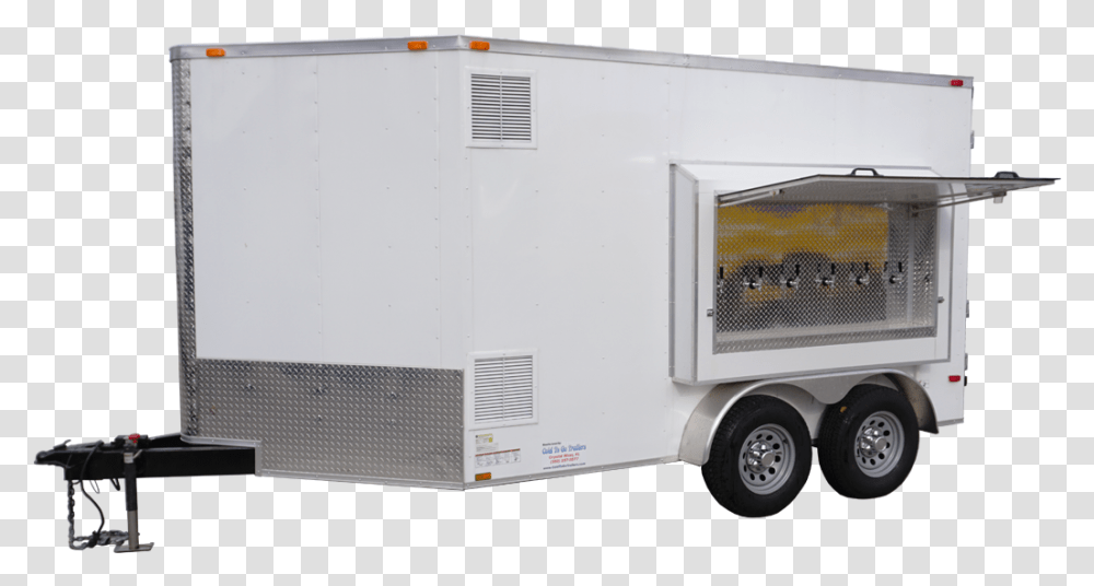 Tap 30 Keg Refrigerated Draft Beer Trailer For Keg Trailer, Truck, Vehicle, Transportation, Machine Transparent Png