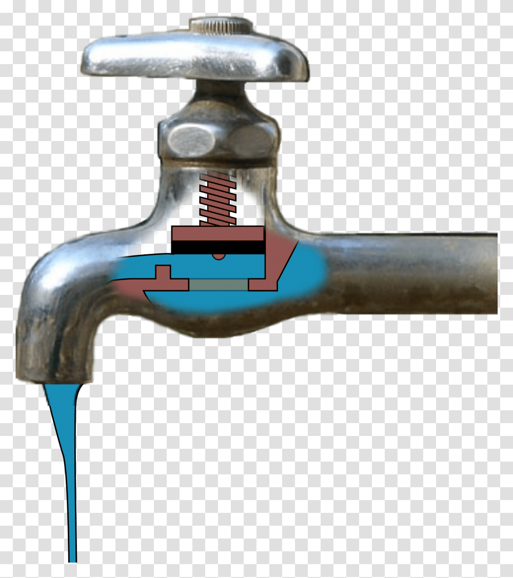 Tap Mechanism, Hammer, Tool, Indoors, Sink Transparent Png