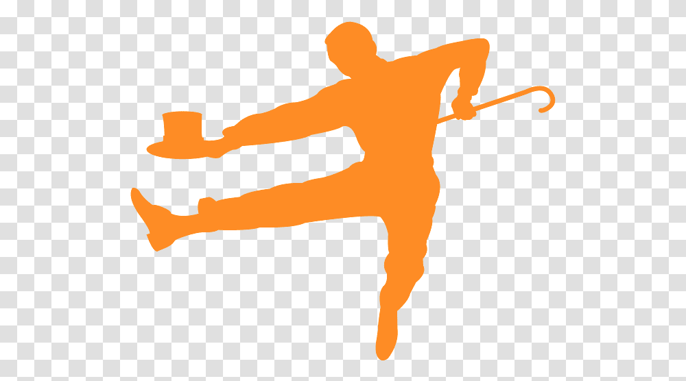 Tap Silhouette Tap Dance Black And White, Person, Kicking, Sport, Duel Transparent Png