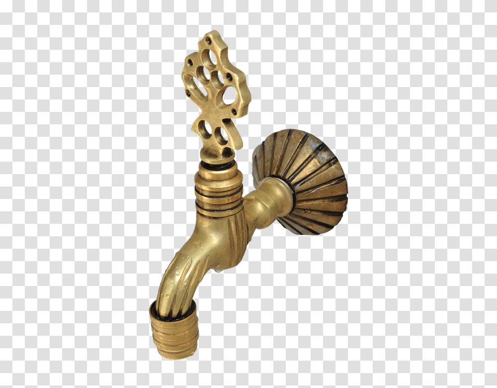 Tap, Tool, Bronze, Sink Faucet, Indoors Transparent Png