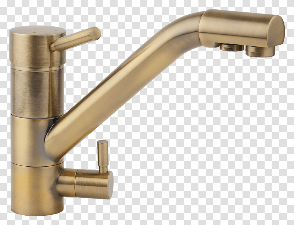 Tap, Tool, Sink Faucet, Bronze, Indoors Transparent Png