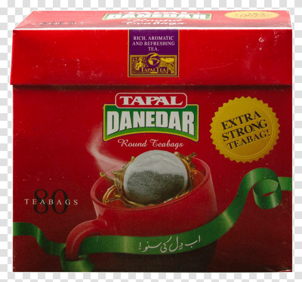 Tapal Danedar 80 Round Tea Bags 200 Gm Tapal Danedar 80 Tea Bag, Food, Sweets, Dish, Meal Transparent Png
