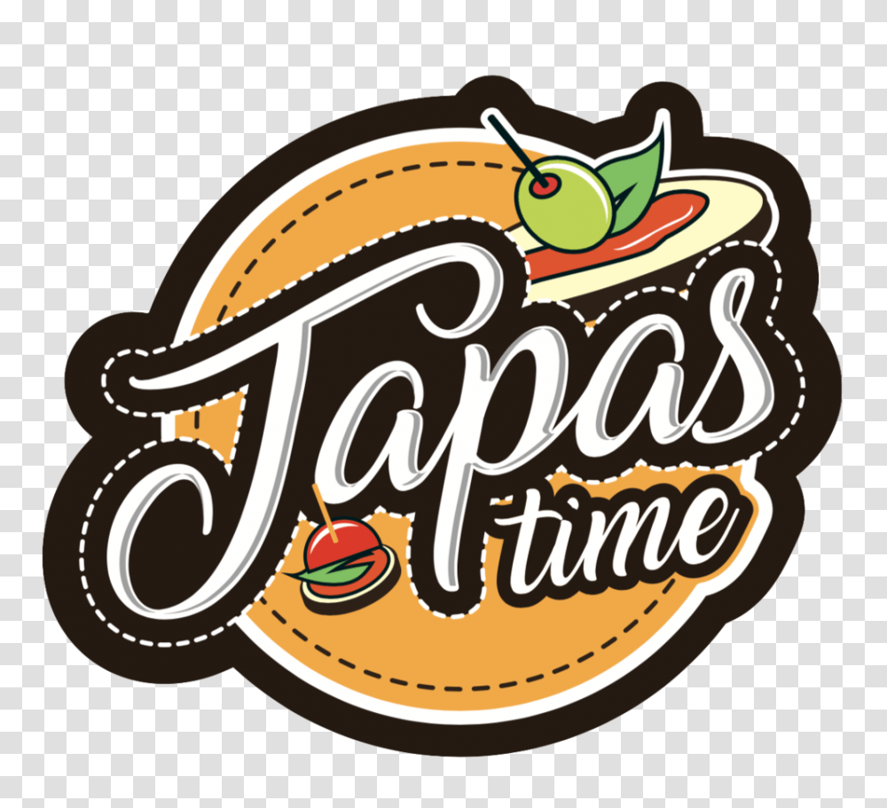 Tapas Time, Logo, Food Transparent Png