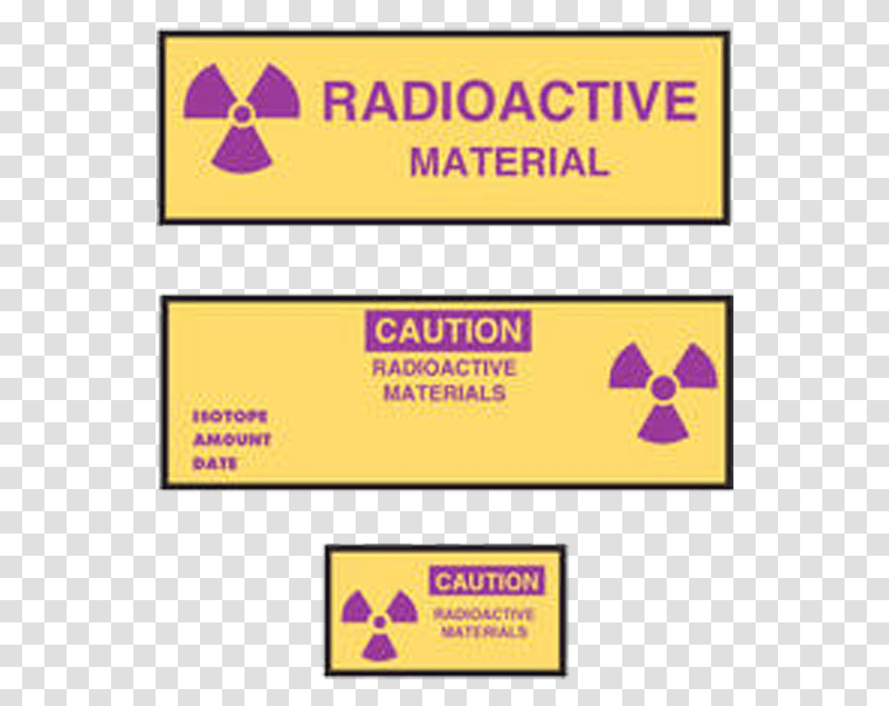 Tape Caution Radioactive Materials 180 Ftroll, Paper, Business Card Transparent Png