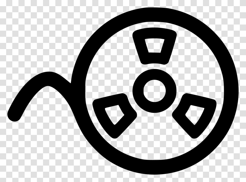 Tape Reel To Reel Icon, Steering Wheel, Soccer Ball, Football, Team Sport Transparent Png