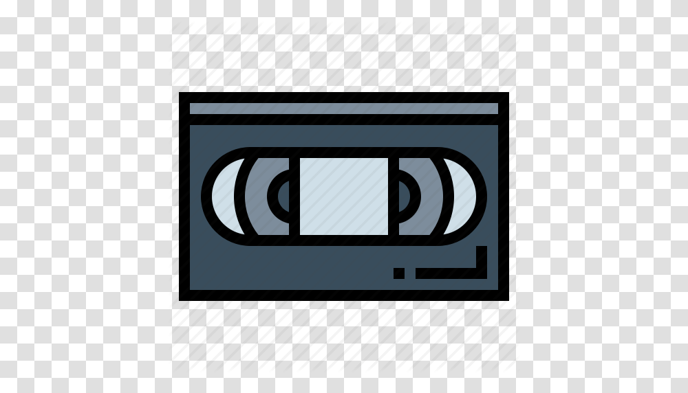 Tape Vhs Video Videotape Icon, Label, Number Transparent Png