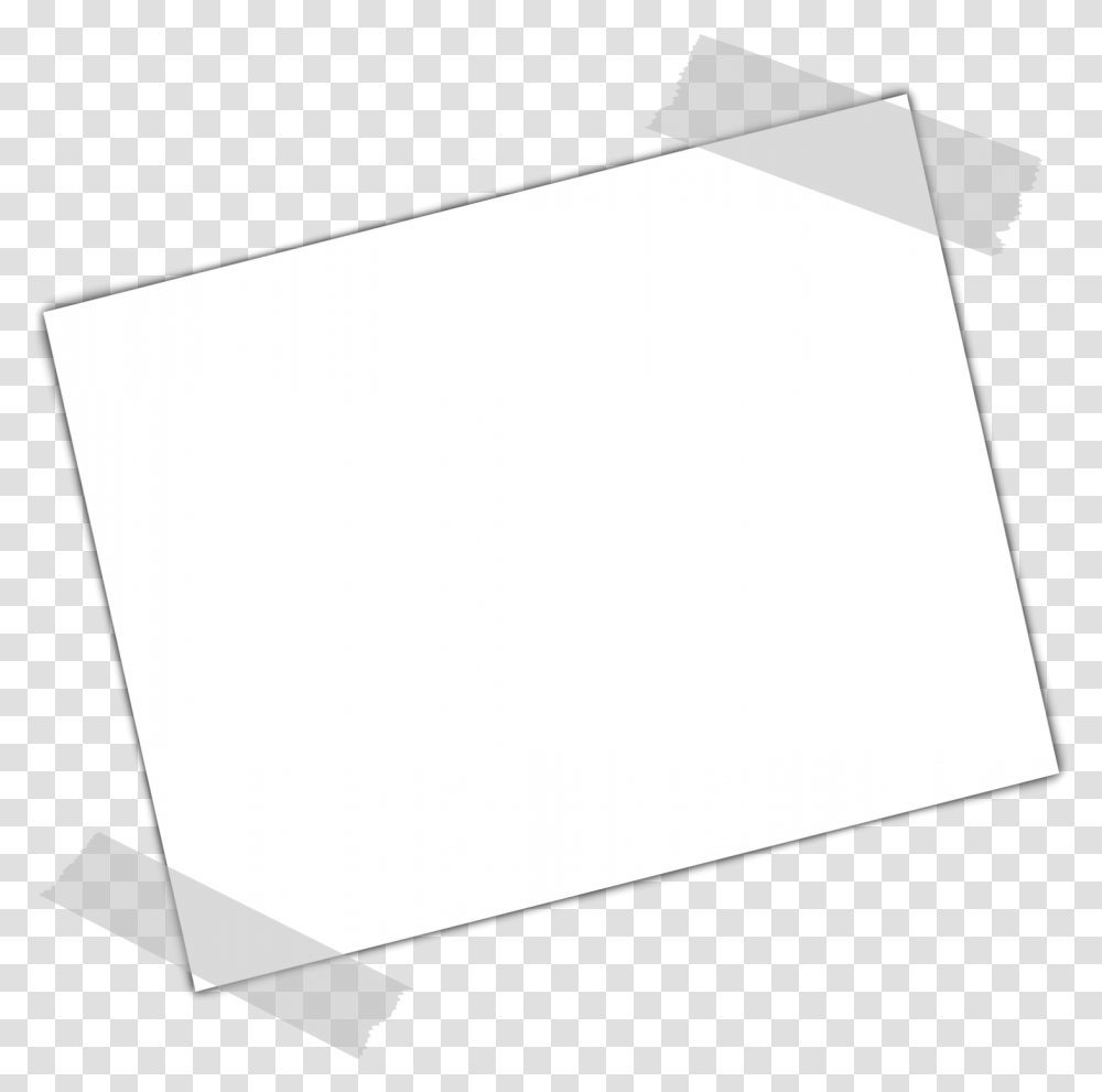 Taped Note Illustration, Paper, Scroll, Origami Transparent Png