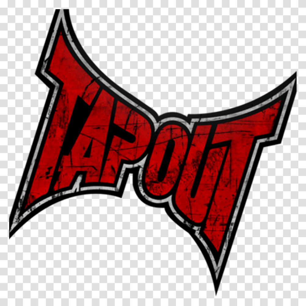 Tapout Logo Font Tapout Logo, Emblem, Batman Logo, Hand Transparent Png